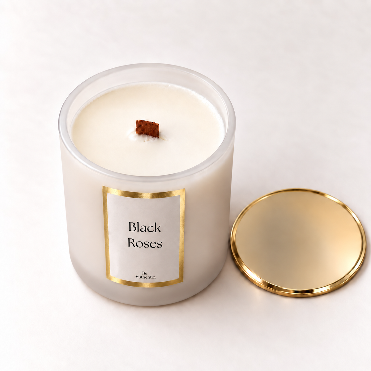 Bougie intemporelle Black Roses