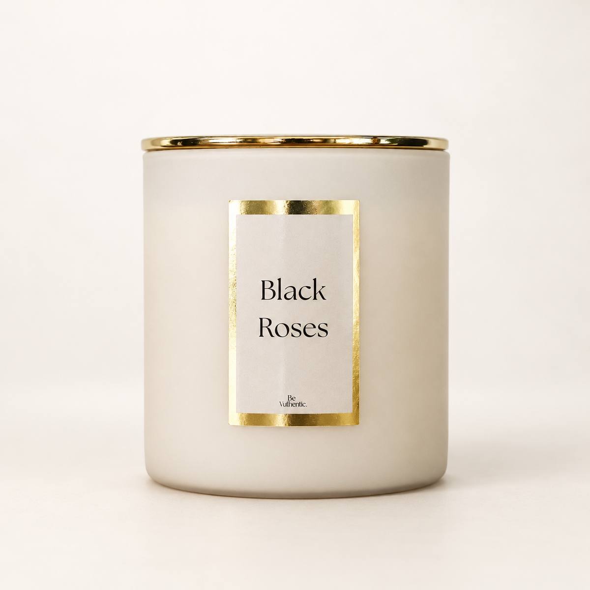 Bougie intemporelle Black Roses