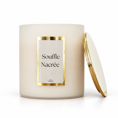 Bougie intemporelle Souffle Nacrée
