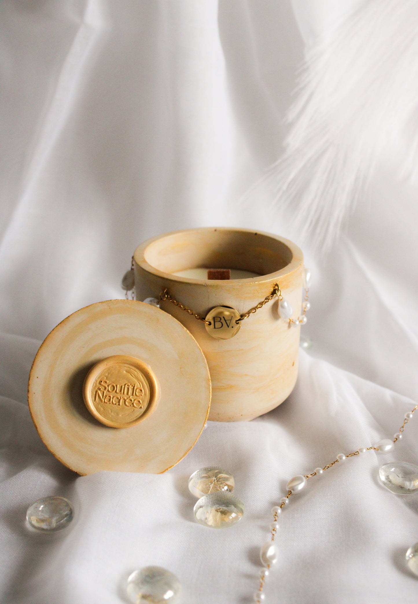 Bougie parfumée Souffle Nacrée